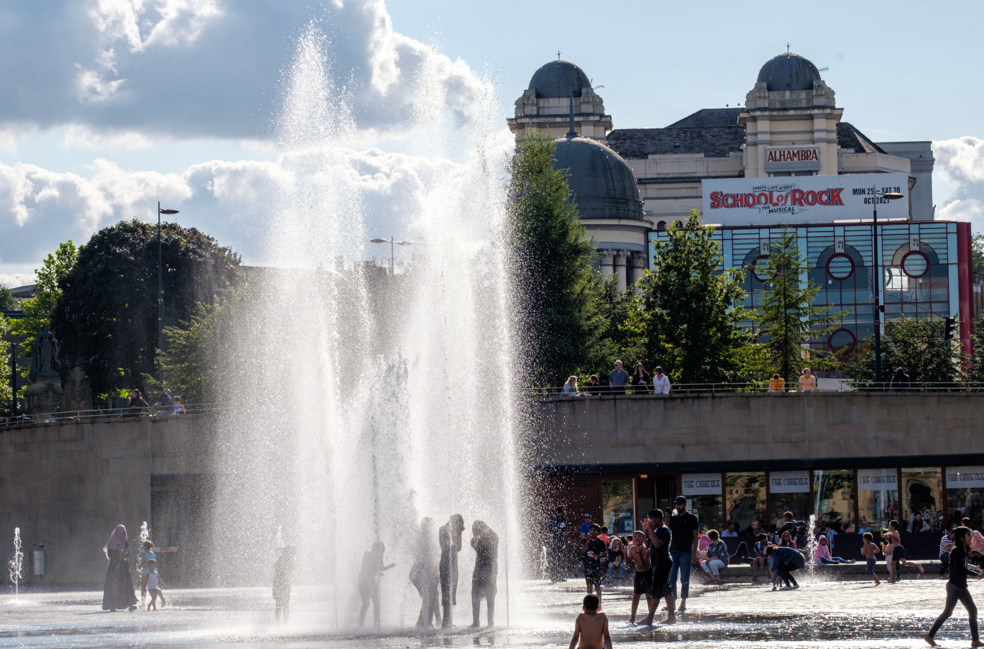 City Park, Bradford in the Summer